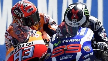 A Márquez y Lorenzo les separan 24 puntos.