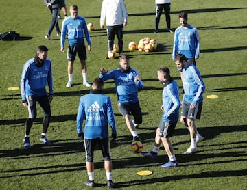 El Madrid prepara el partido contra el Villarreal