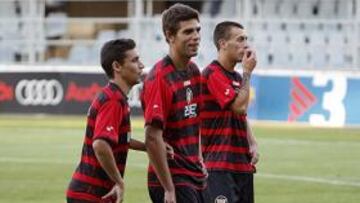 <b>Squillaci</b>, entrenando con el Sevilla.