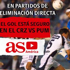 En duelos de eliminación directa, los Cruz Azul vs Pumas se llenan de goles