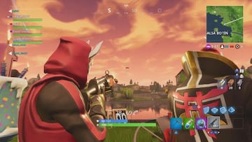 Tuvimos que completar este mismo desafío durante la Semana 3 de la Temporada 5 de Fortnite Battle Royale