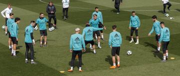 El susto de Isco protagoniza el entrenamiento del Madrid