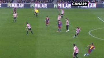 Pol¨¦mico arbitraje de Dom¨ªnguez en el Camp Nou