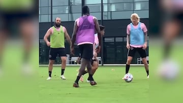 Higuaín hace arder las redes con su nuevo nuevo 'look' en el entrenamiento del Inter Miami