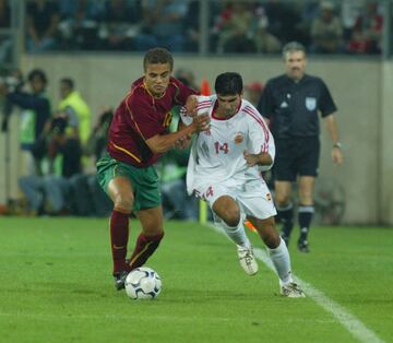 Su debut con la Selección se produjo el 6 de septiembre de 2003 en Guimarães en un encuentro frente a Portugal. 