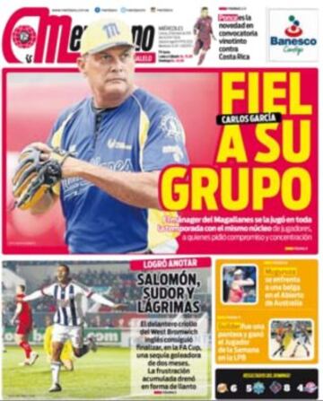 Portadas de la prensa mundial