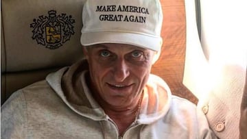 Oleg Tinkov celebró en su cuenta de Instagram la victoria de Donald Trump en las elecciones presidenciales de Estados Unidos con una gorra con el lema "Make América Great Again".
