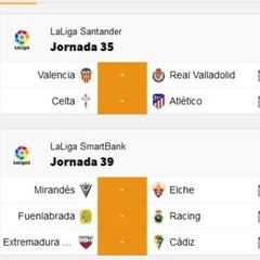 Partidos de hoy, 7 de julio, en LaLiga y en Segunda: horarios y TV