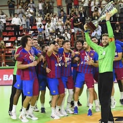 La nueva era del Barça de
Ortega arranca con otro título