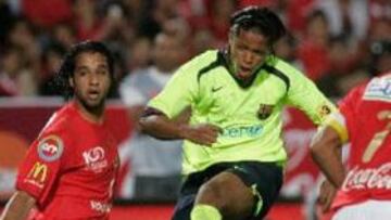 <b>TRES JOYAS.</b> Los tres jóvenes más prometedores de la cantera blaugrana jugaron el encuentro, uno de ellos fue Giovanni dos Santos (en la imagen).