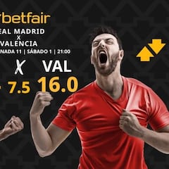 Real Madrid vs. Valencia: horario, dónde ver, pronósticos y clasificación