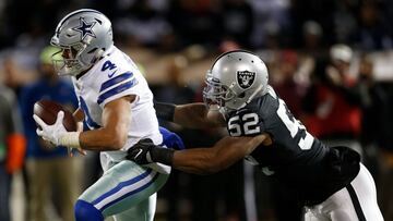 Los Raiders quieren salir de la mala racha cuando tengan que visitar en el AT&amp;T Stadium a unos Cowboys que quieren sacudirse la derrota en Kansas City.