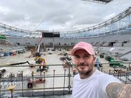 El histórico jugador inglés y ahora propietario de Inter Miami, compartió una publicación desde la nueva casa del conjunto campeón de la MLS, inaugurando así un nuevo año para en club.