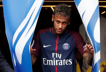 Paris goes crazy as Neymar is unveiled at PSG - in pictures