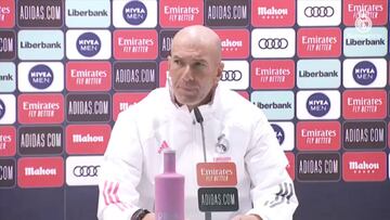 Rueda de prensa de Zidane previa el Real Madrid-Cádiz