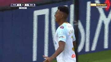 Cassierra volvió de Selección y marcó gol con Zenit.