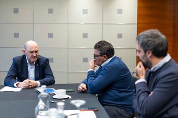 Rafael Louzán, en un momento de la entrevista.