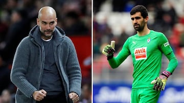 Guardiola quiere pescar en el Eibar y fichar a Asier Riesgo