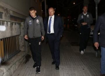 Bergantiños y Pepe Mel en el hospital.