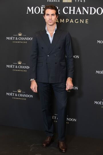 Beltrán Lozano posa en el photocall de la fiesta navideña de Moët & Chandon.  
 
 
 