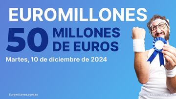 Euromillones: comprobar los resultados del sorteo de hoy, martes 10 de diciembre