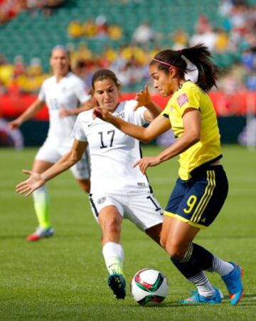 Colombia disputó cuatro partidos en Canadá 2015; ganó uno, empató otro y perdió dos.