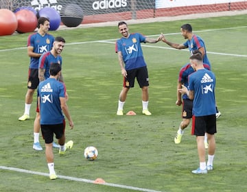 Paco Alcácer y Thiago Alcántara.