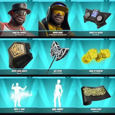 Shaq and DJ Diesel coming soon to Fortnite: The legendary Shaquille O'Neal will have two new outfits