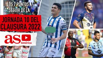 Los 7 puntos a seguir de la jornada 10 del Clausura 2022