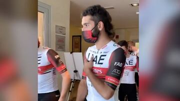 Fernando Gaviria en el primer campamento del año del UAE