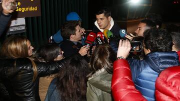 Morata al llegar: "La gente sabe lo que significa esto para mí"