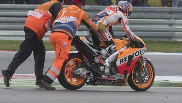 Los problemas de Pedrosa en Assen