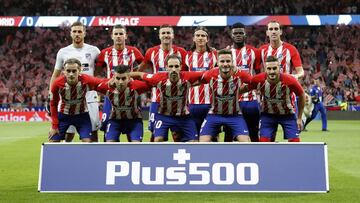 16/09/17 PARTIDO PRIMERA DIVISION 
 INAUGURACION ESTRENO DEBUT ESTADIO WANDA METROPOLITANO
 ATLETICO DE MADRID -  MALAGA 
 FORMACION