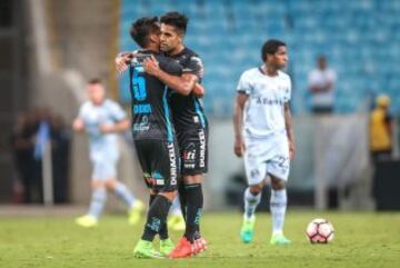 El duelo entre Iquique y Gremio, en imágenes