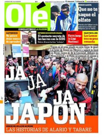 Portadas de la prensa deportiva