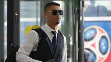 Cristiano Ronaldo abandona Rusia e inicia sus vacaciones