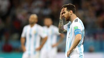 Messi no corre: es el líder negativo de km. en un partido