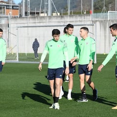 Lezama: sesión de recuperación sin Iñigo Martínez