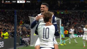 Barbaridad de Pedro Porro para salvar al Tottenham: qué golazo