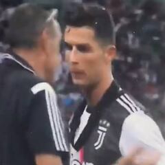 ¿Primer encontronazo entre Cristiano y Sarri?