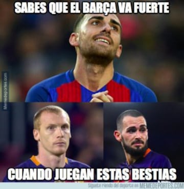 Los memes más divertidos del partido entre Eibar y Barcelona