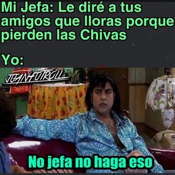 Los memes de la derrota de Chivas ante Tigres