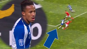 Lo mejor del partido de Militao jugando de lateral contra el Benfica: serio al corte y valiente