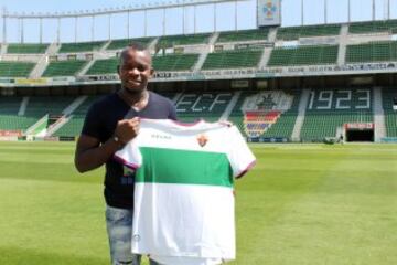 Paul Quaye con el Elche. 