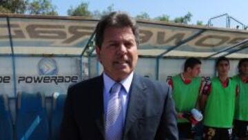 Garcés en su último trabajo en Rangers, en el año 2014.