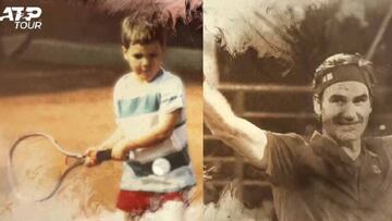 La infancia de Federer: raquetas de madera y pelotas blancas