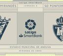 Resumen y goles del Mirandés vs. Ponferradina de la Liga Smartbank