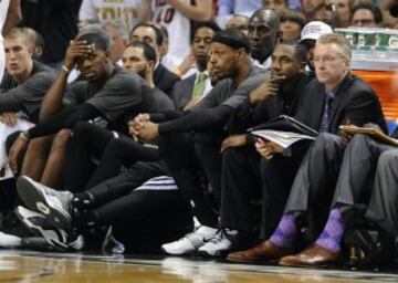 El banquillo de Brooklyn Nets.