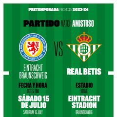 El Betis iniciará sus amistosos ante el Eintracht Braunschweig