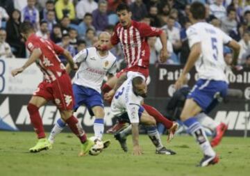 Zaragoza-Girona en imágenes